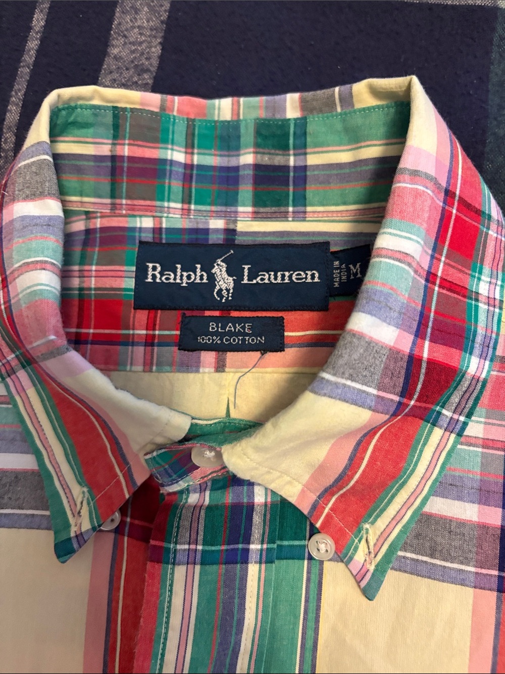 Ralph Lauren Multicolor Plaid Button-Down Shirt